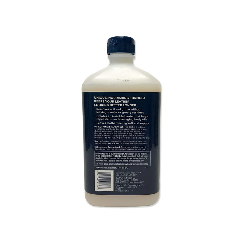 Renew Protect Leather Cleaner Conditioner 16 Fl Oz 3 in 1 Care Solution gallery
