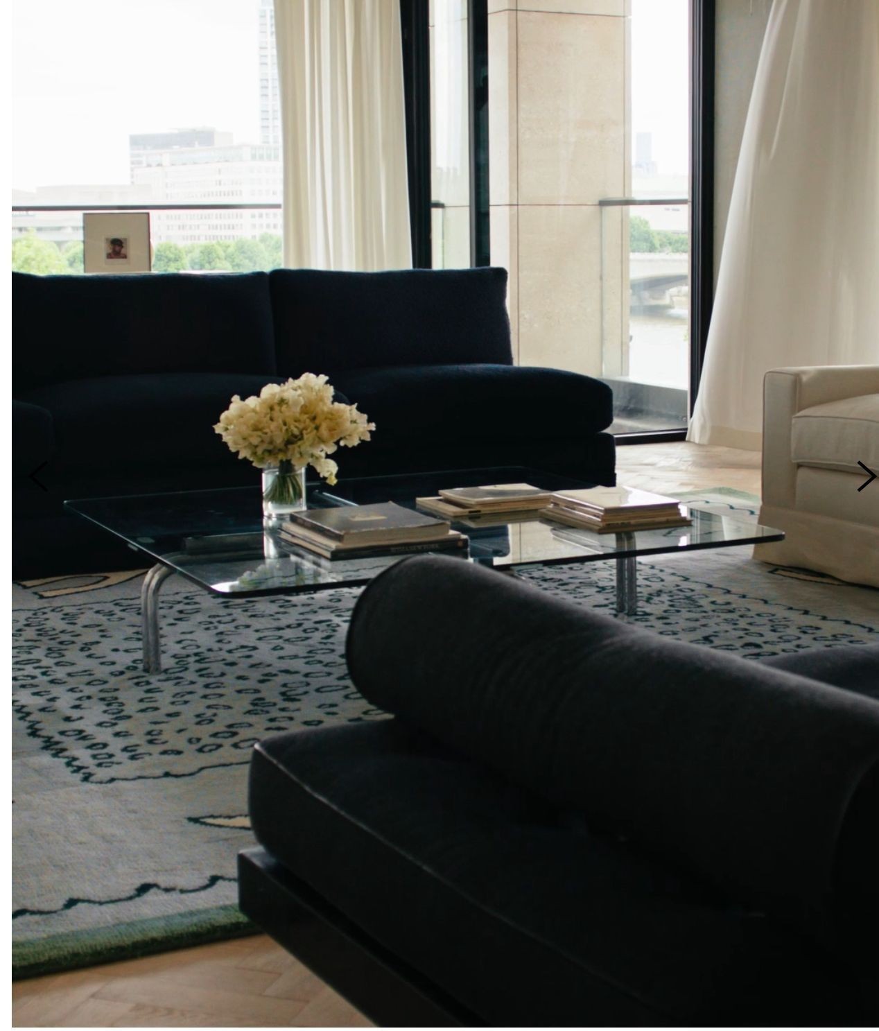Hand-Tufted Wool Rug | Abstract Animal Print | Pastel Blue & Green Area Rug gallery