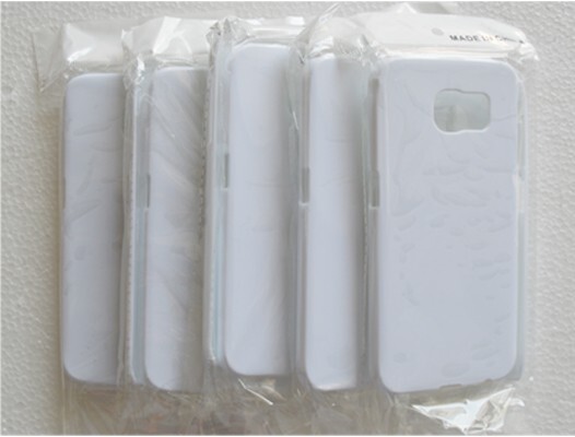 5pcs Sublimation 3D Samsung S6 Edge Case Heating Printing DIY Phone Accoserry
