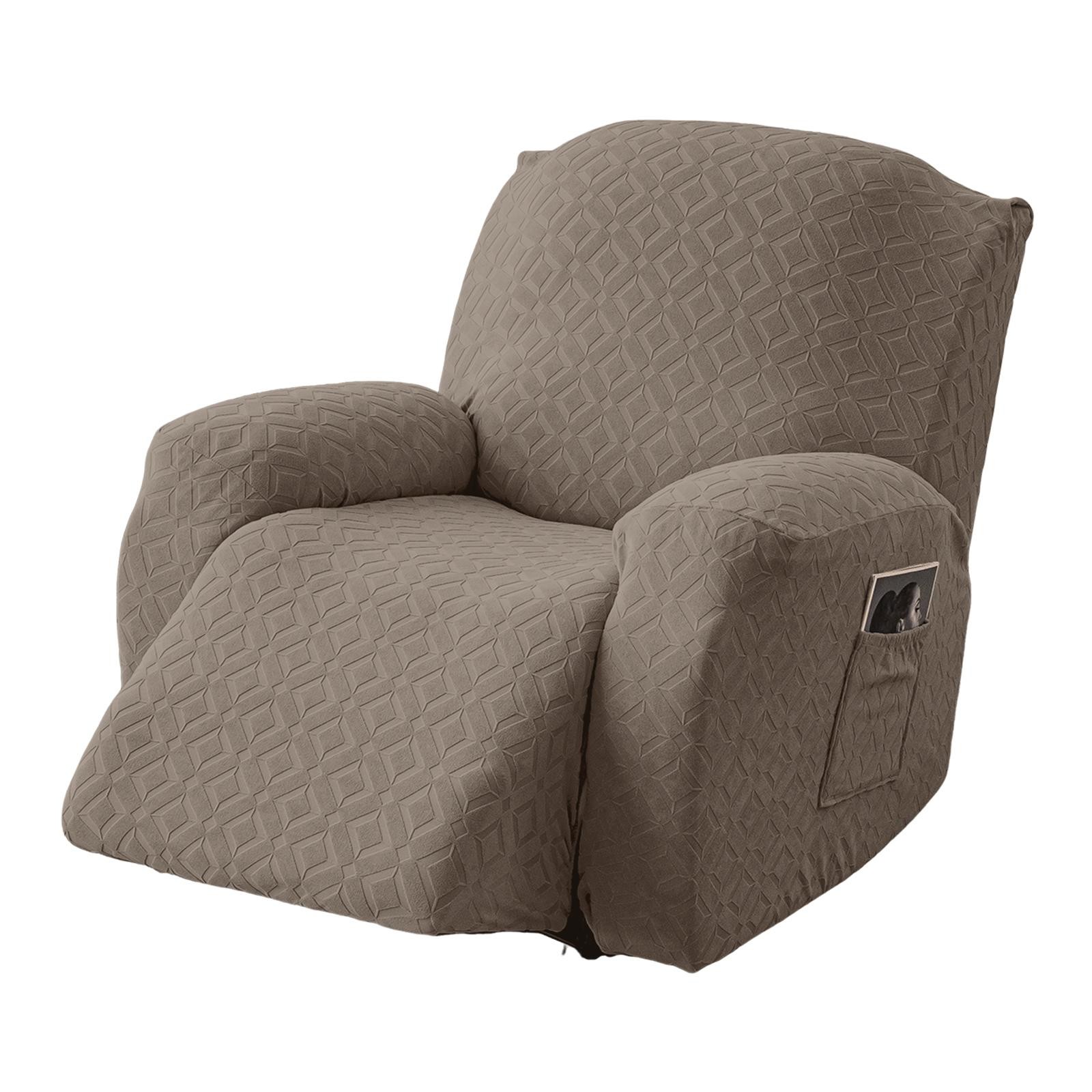Waterproof Recliner Sofa Cover, 1/2/3-Seater Stretch Jacquard Couch Covers gallery