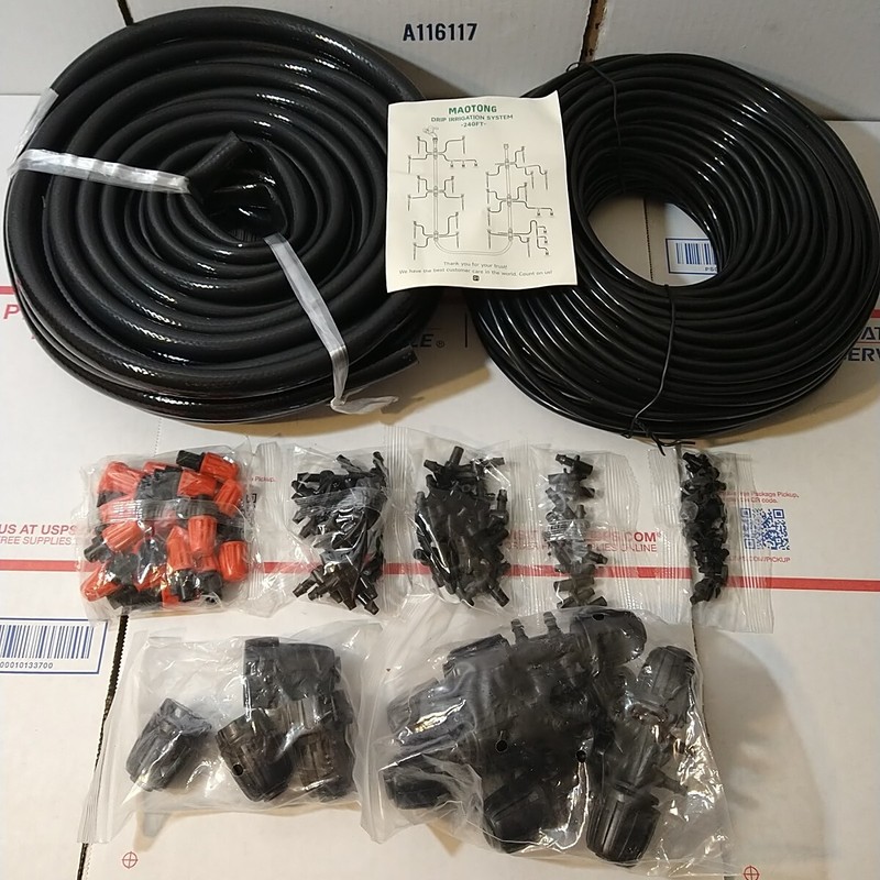 240FT Drip Irrigation System Kit, Automatic Garden Watering Misting System gallery