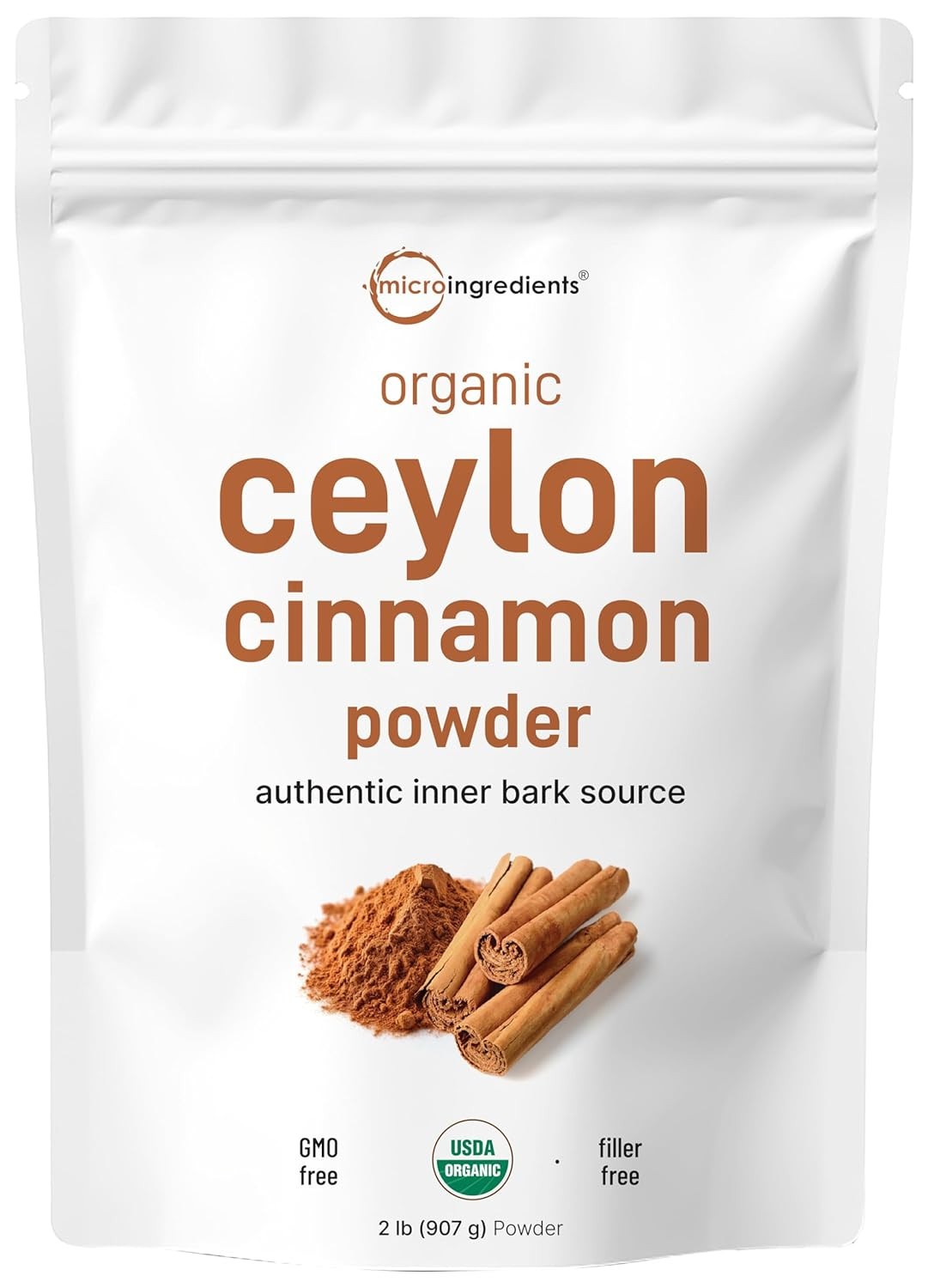 Micro Ingredients Organic Ceylon Cinnamon Powder 2Lbs, Premium Spice & Seasoning gallery