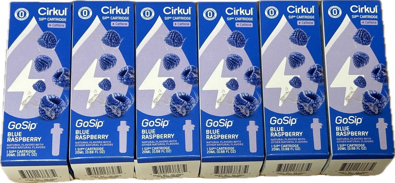 (6 Pack) Blue Raspberry Cirkul GoSip Flavor Cartridges 3/2026 gallery
