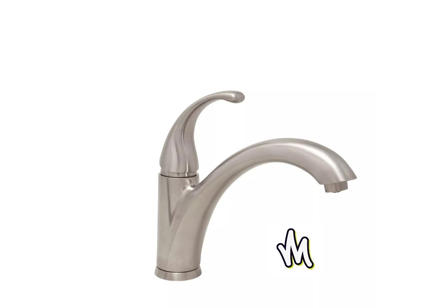 PROFLO PFXC1901BN Nickel Single Handle Kitchen Faucet - Includes Escutcheon gallery