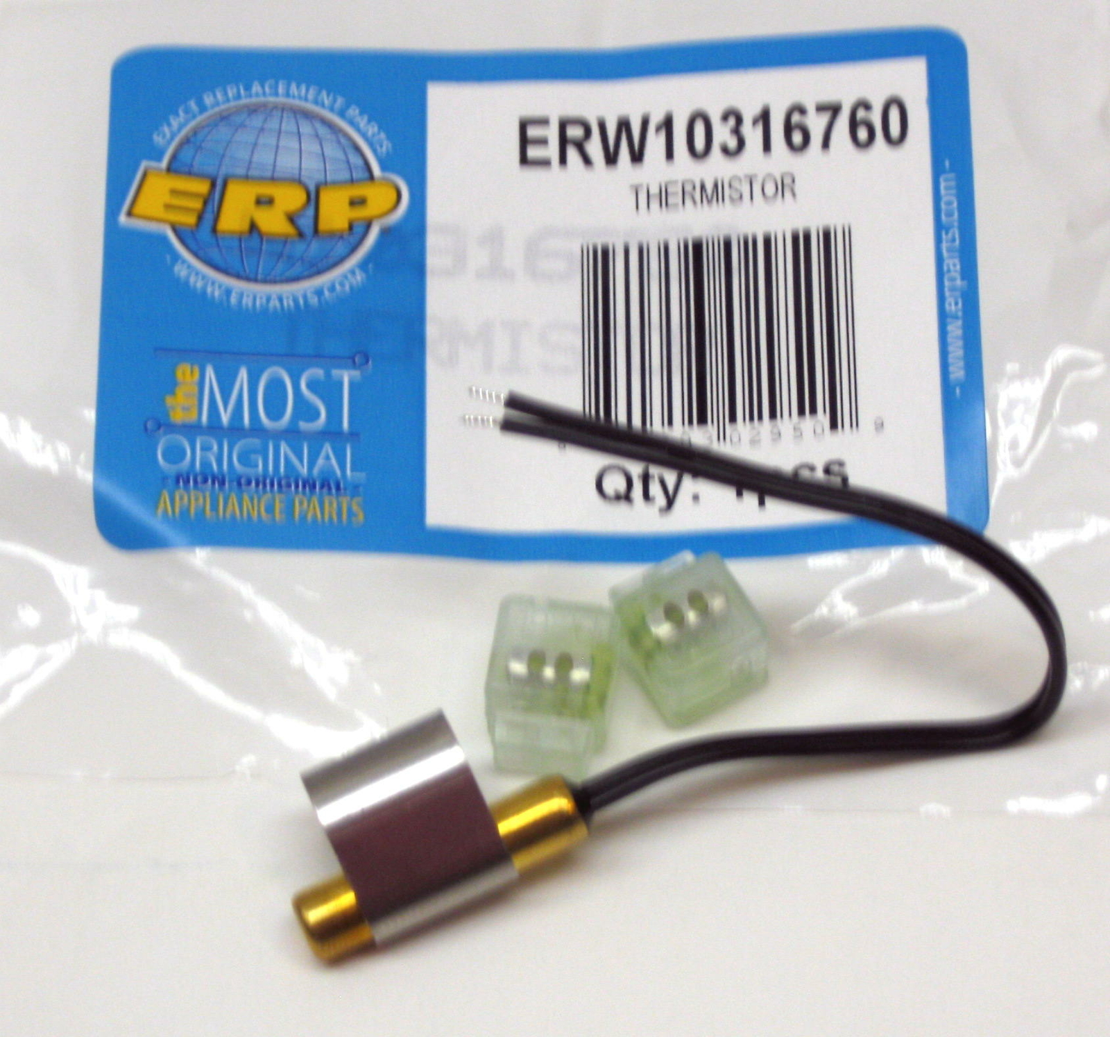 Refrigerator Thermistor Sensor for Whirlpool W10316760 AP4538142 PS2580944 gallery