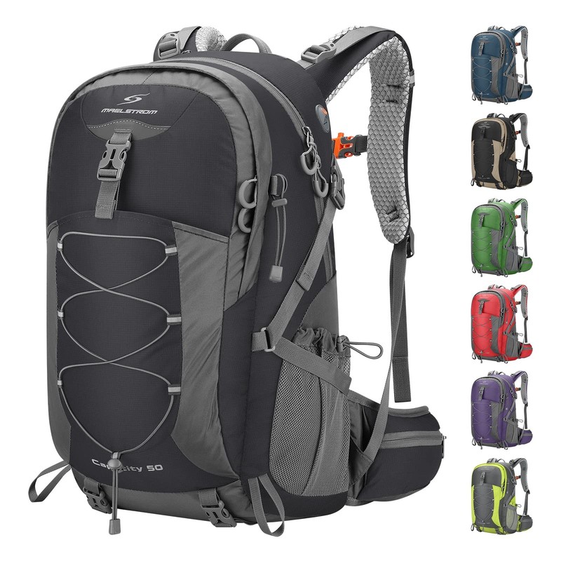 Maelstrom Hiking Backpack,Camping Backpack,50L Waterproof Hiking Daypack with…