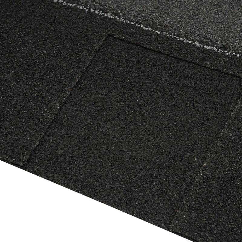16pcs Roofing Shingles Asphalt Shingles Roof Tile Sheds 40x13 in Carbon Black gallery