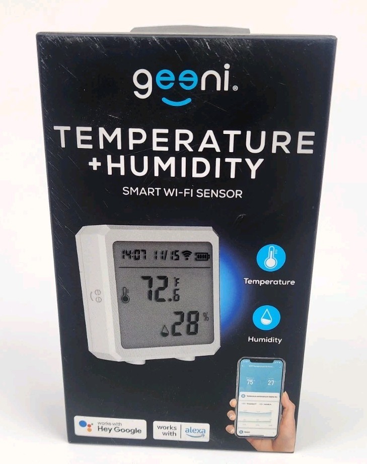 Geeni Temperature And Humidity Smart Wi-Fi Sensor New gallery