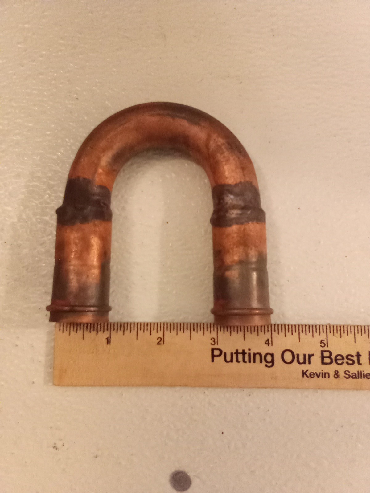 1 Inch Copper Heater Tube U Shaped Approximately 4 Inches Long gallery