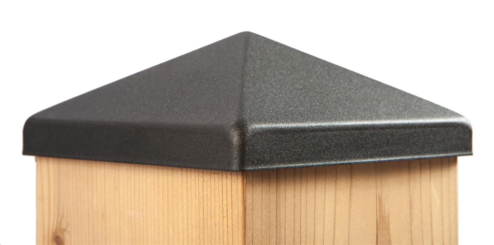 Apex 6x6 Pyramid Post Cap - Matte Bronze (5 1/2" x 5 1/2") for Deck and Fence Po gallery