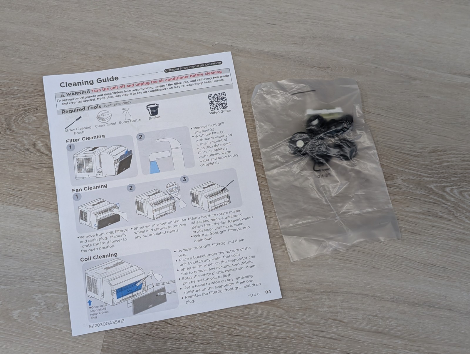 Genuine Midea QB-KIT1 Drain Plug Kit for U-Shaped Air Conditioner gallery