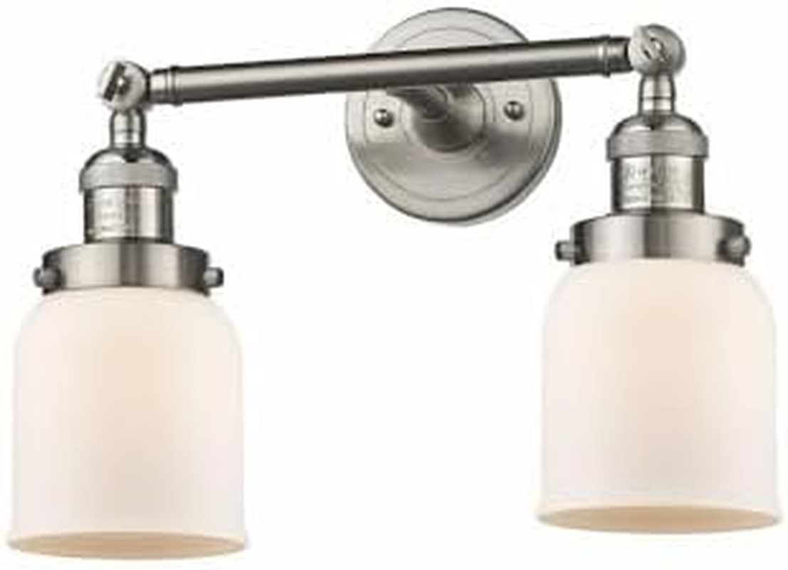 Lighting 208-SN-G51 2 Light Bathroom Fixture, Brushed Satin Nickel gallery