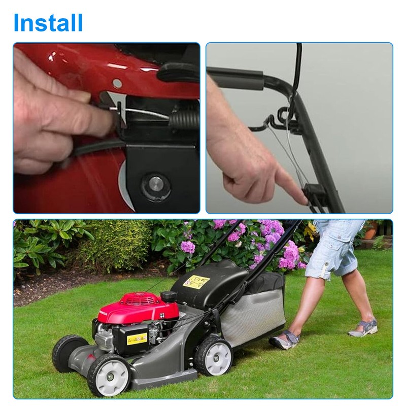2Pcs 56Inch Replacement Engine Brake Zone Control Cable For Craftsman Lawn Mower gallery
