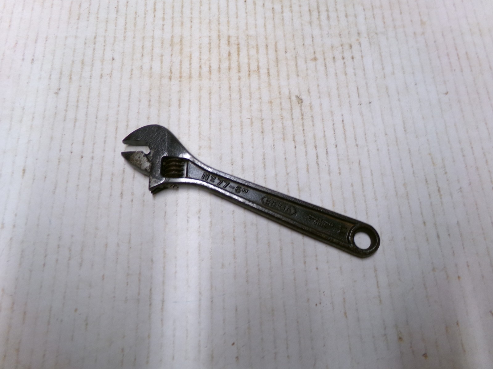 Irega 6" Adjustable Wrench No 77 Made In Spain Vintage Tool gallery