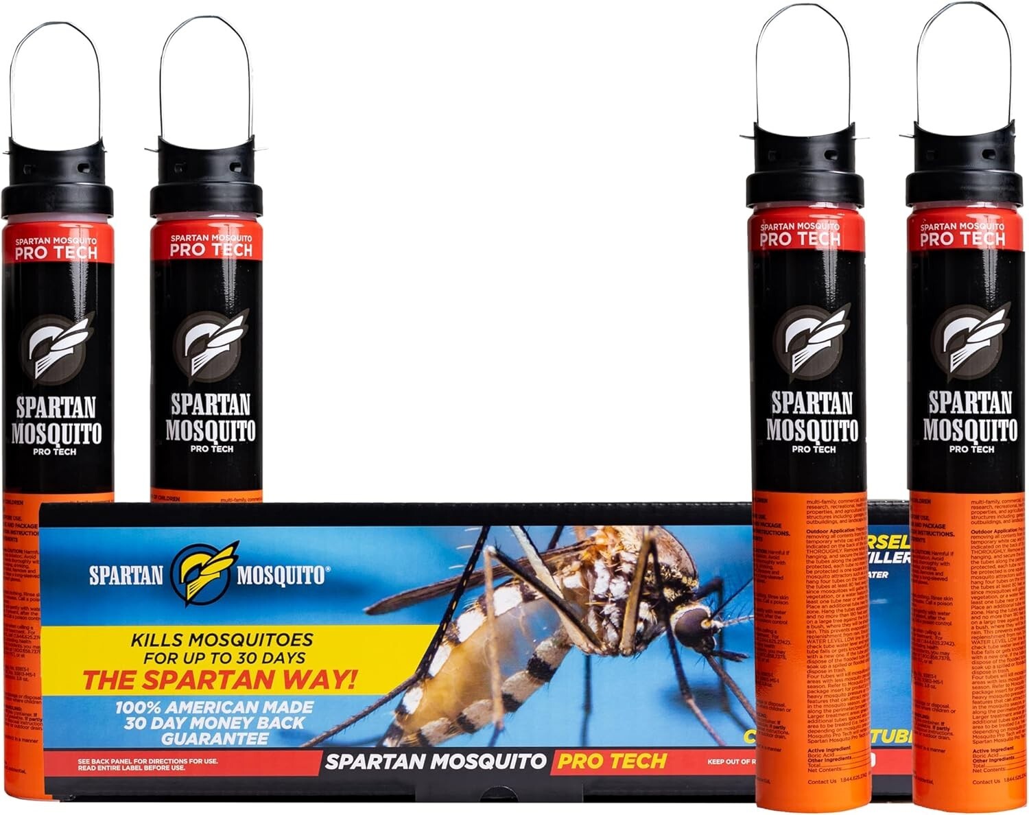Spartan Mosquito Pro Tech – 1 Acre Pack (2 Boxes 4 Tubes) 100% American Made gallery