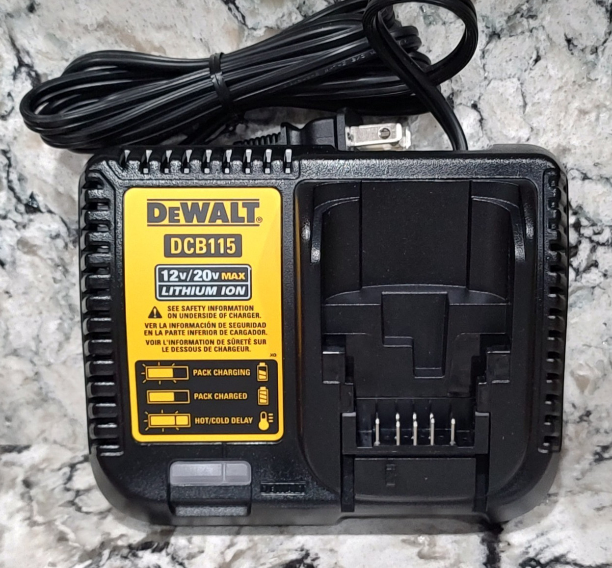 DEWALT DCB115 20V / 12V - ORIGINAL MANUFACTURER LI-ION FAST BATTERY CHARGER gallery