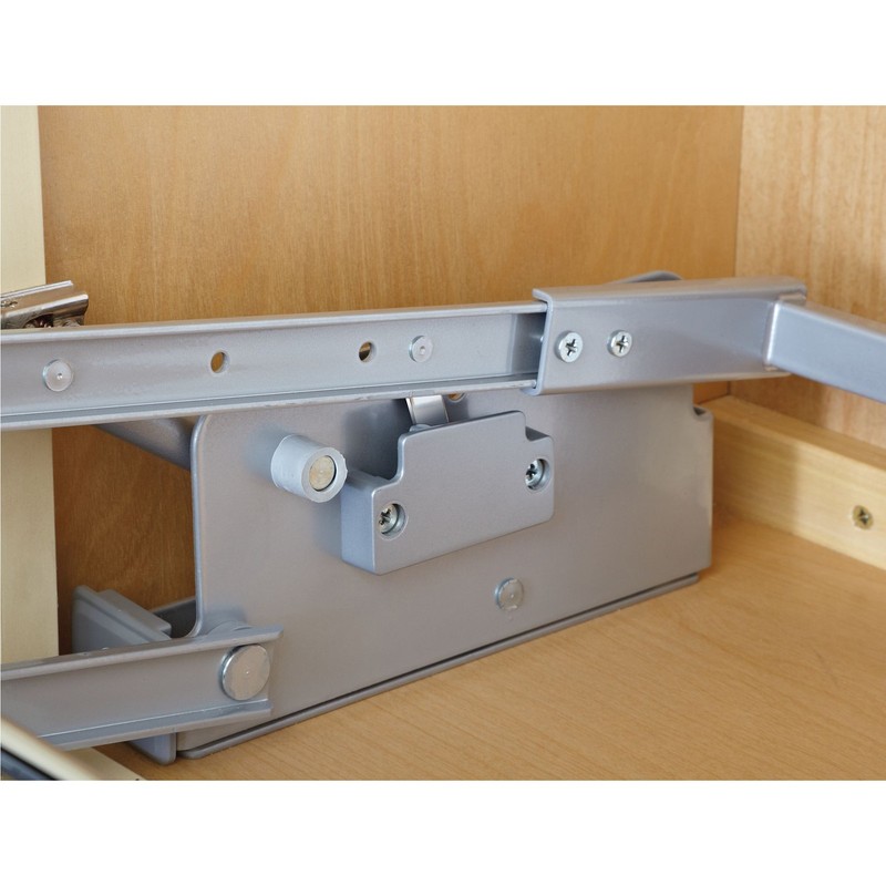 Rev-A-Shelf 36" Kitchen Pulldown Wall Cabinet Shelf System, Chrome, 5PD-36CRN gallery