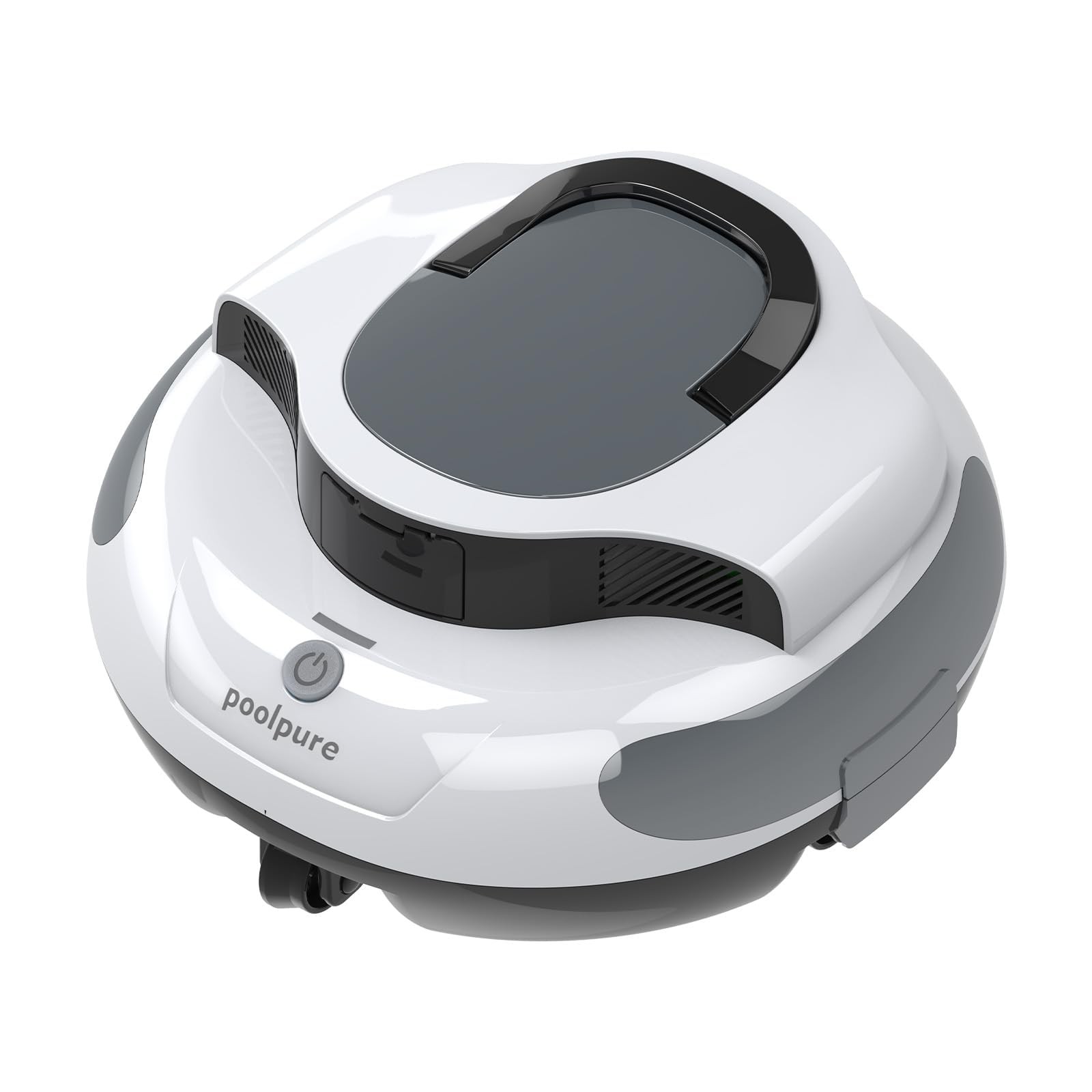 POOLPURE Cordless Robotic Pool Cleaner - Dual 35W Motors, 110Min Runtime gallery