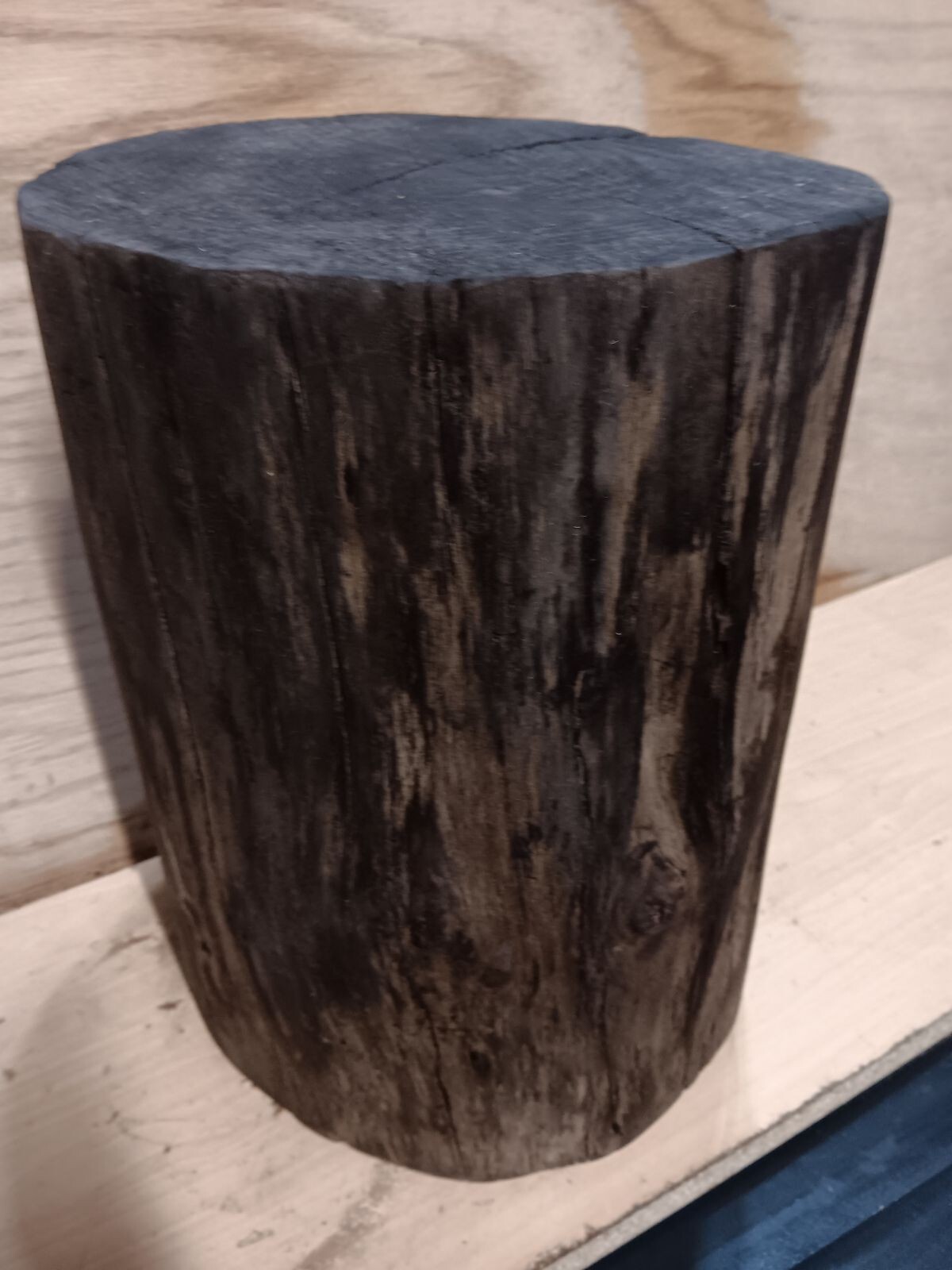 Tree Stump Stool, Rudtic, Natural Edge Side Table End Table, Stand 13 Inches Tal gallery