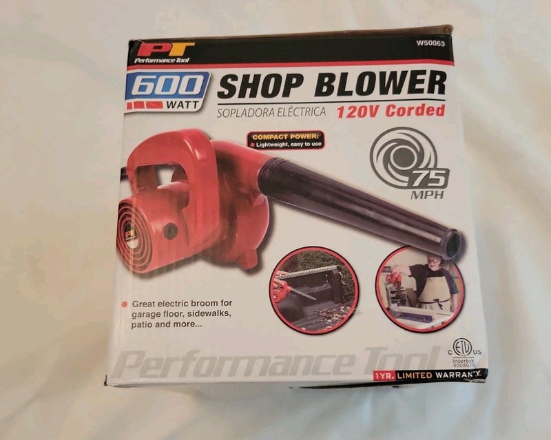 Performance Tool W50063 600W Compact Air Blower for Garages & Workshops gallery