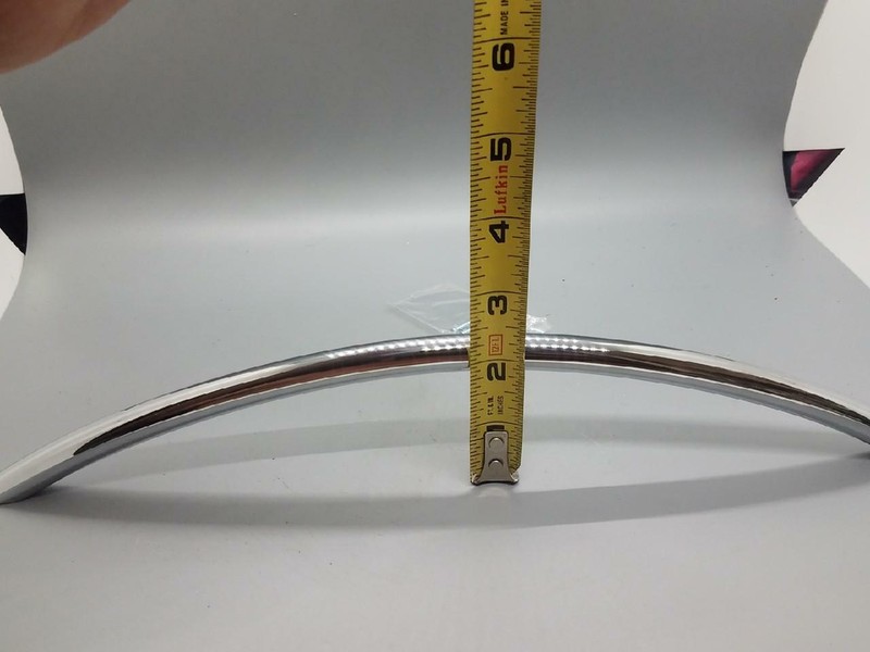 Long Arch Pull 14" Long, 12-3/4" Mount, Polished Chrome w/ Mounting Hardware gallery
