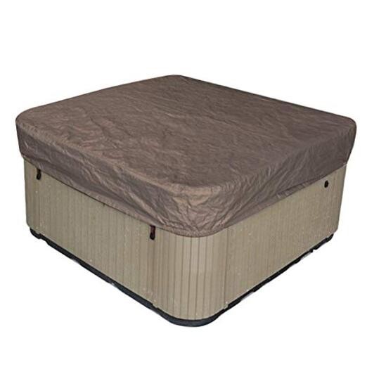 Waterproof Square Hot Tub Cover, Heavy Duty 190T Polyester Taffeta Outdoor gallery