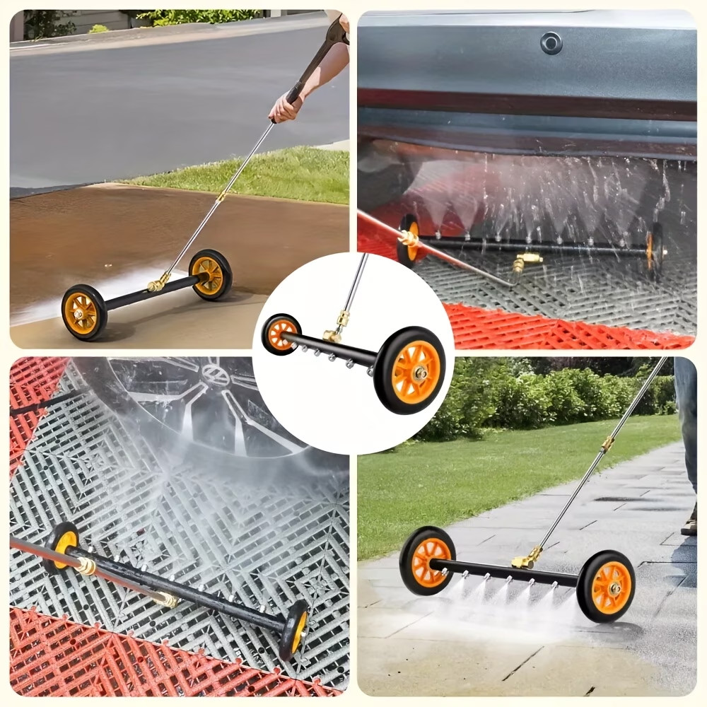 24" High Pressure Undercarriage Cleaner, 4000 PSI Pressure Washer Attachment gallery