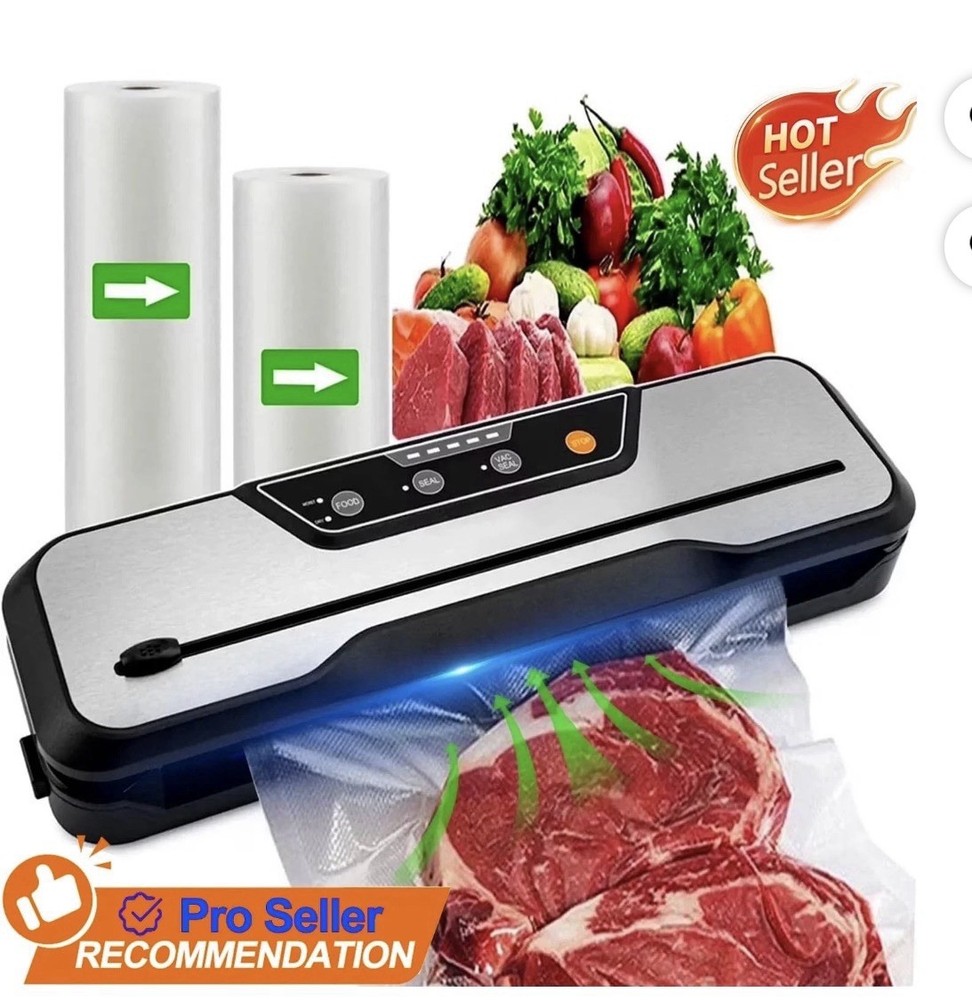 Automatic Vacuum Sealer Bosch HMT72M450, Built-in Cutter, Dry/Moist, Rolls