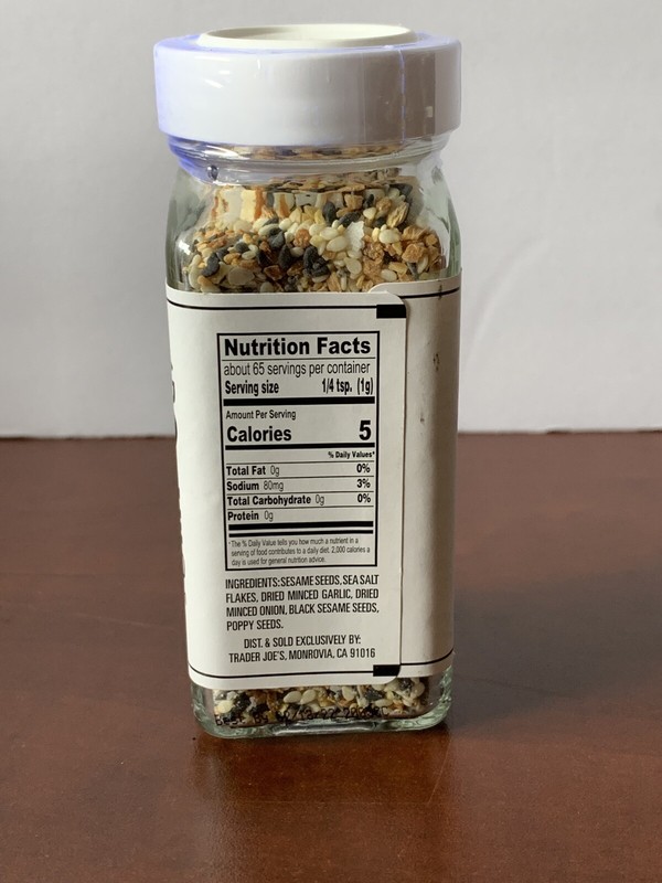 Trader Joe’s Everything But the Bagel Sesame Seasoning NEW - SEALED Always Fresh gallery