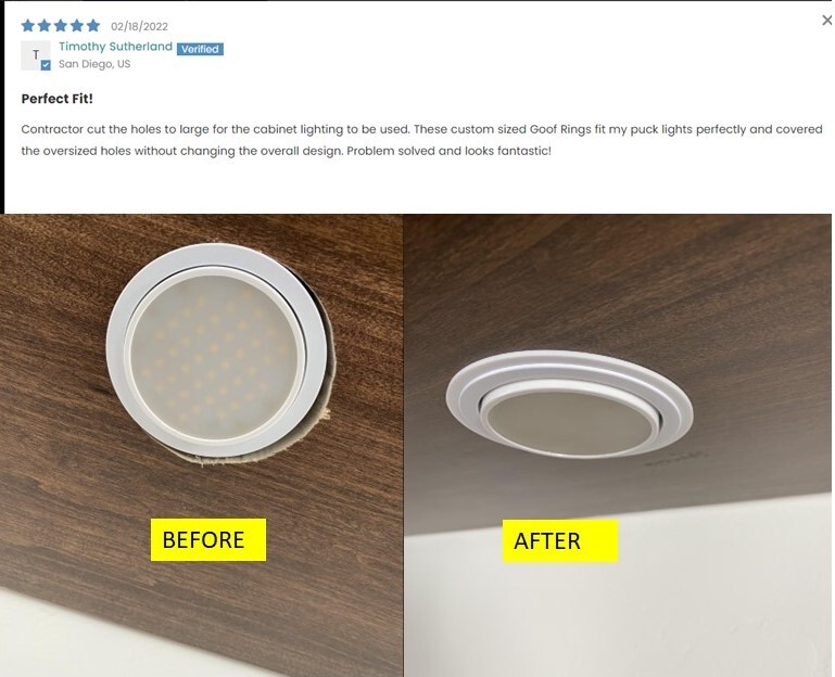 Plastic Ceiling Trim Ring "Goof Ring" gallery