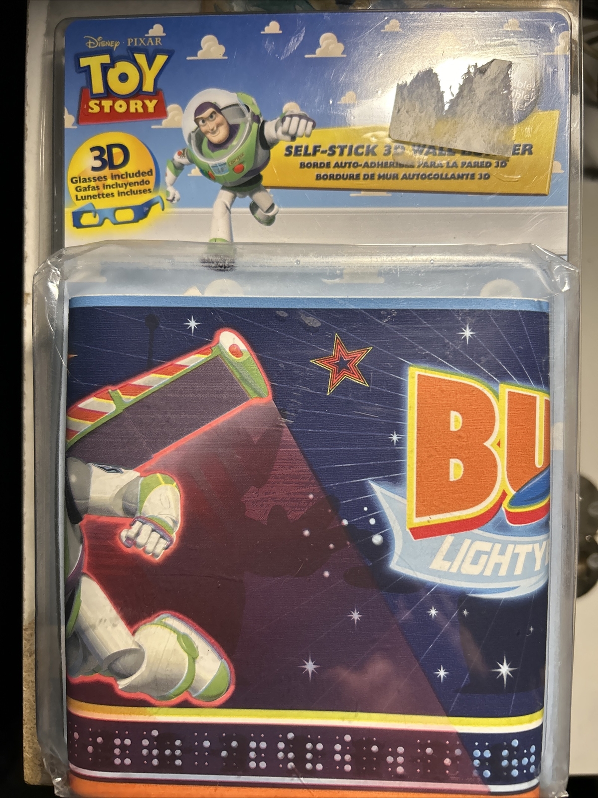 Toy Story Buzz light year Self Stick Removable 3D Wall-PaperBorder 5" x 15' gallery