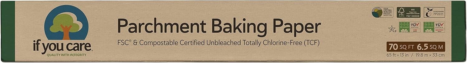 If You Care Parchment Baking Paper Unbleached 70 Sq Ft, 1 Ct gallery