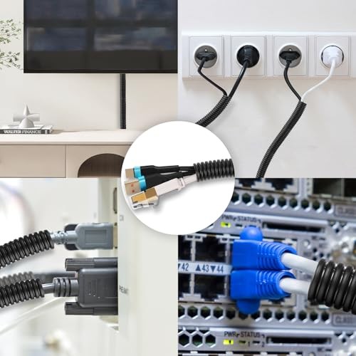 50 FT Wire Loom 1/2 Inch, Split Wire Loom Tubing Wire 1/2" x 50ft-Black gallery