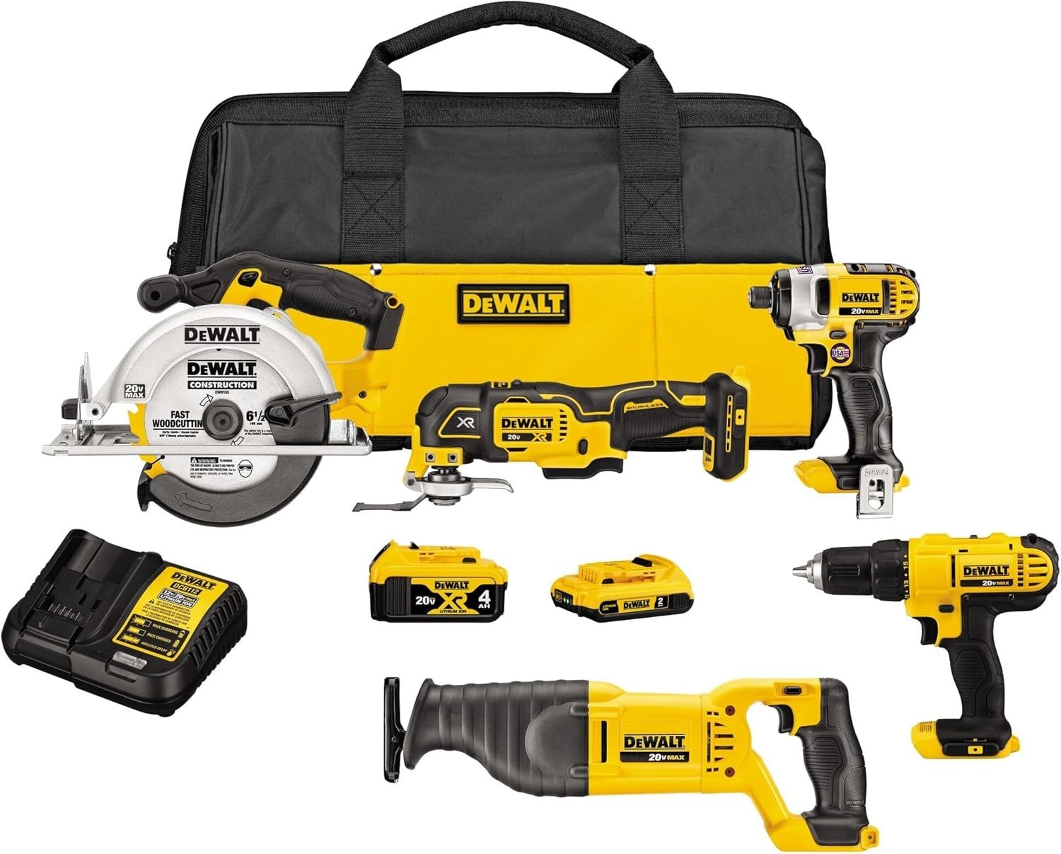 DEWALT Tools 5 Tool Power Tool Combo Kit Multi-tool Set with 20V MAX DCK551D1M1 gallery