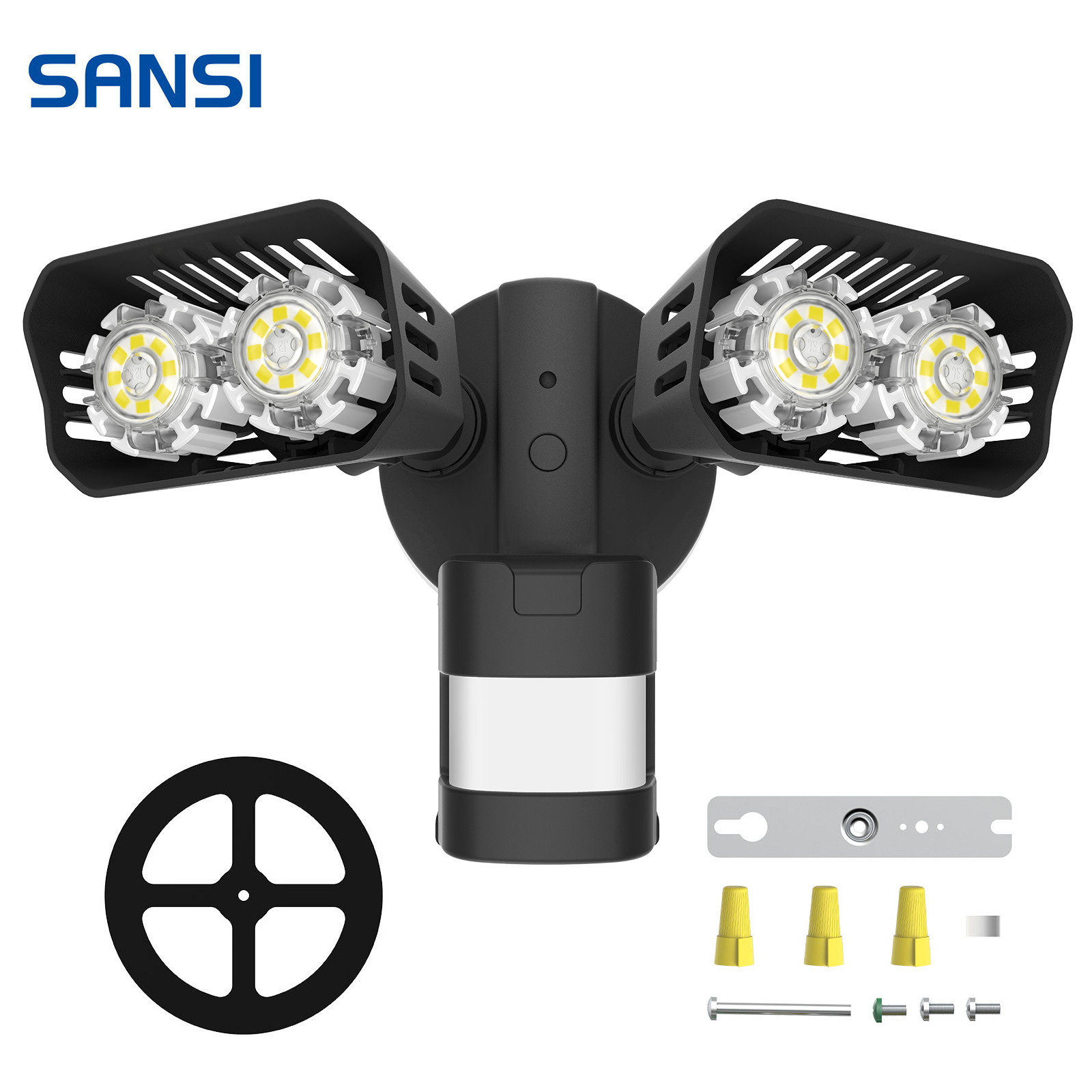 SANSI Outdoor Security Light 1800LM LED Motion Sensor 18W Night Light Wall Lamp gallery