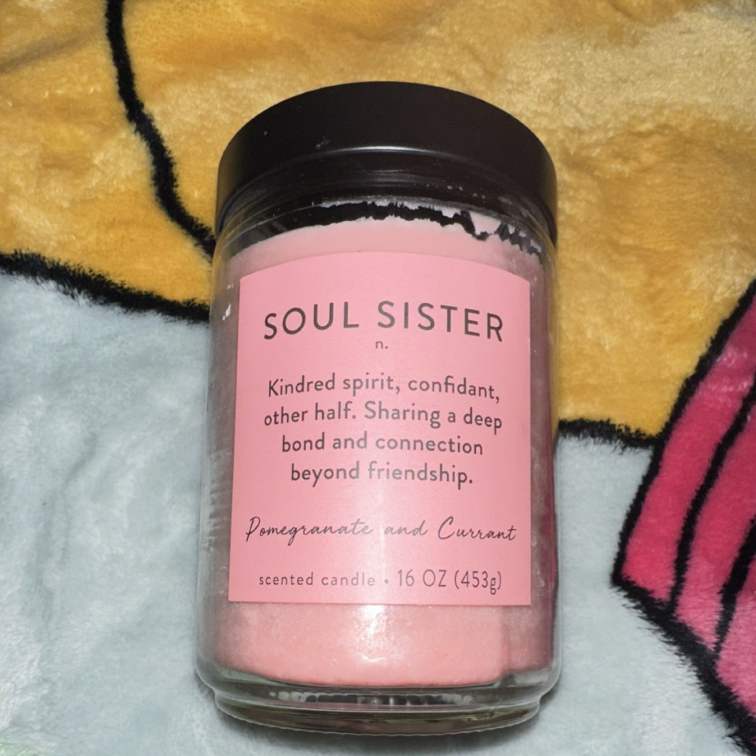 Soul Sister Pomegranate & Currant Scented Jar Candle 16 oz Double Wick gallery