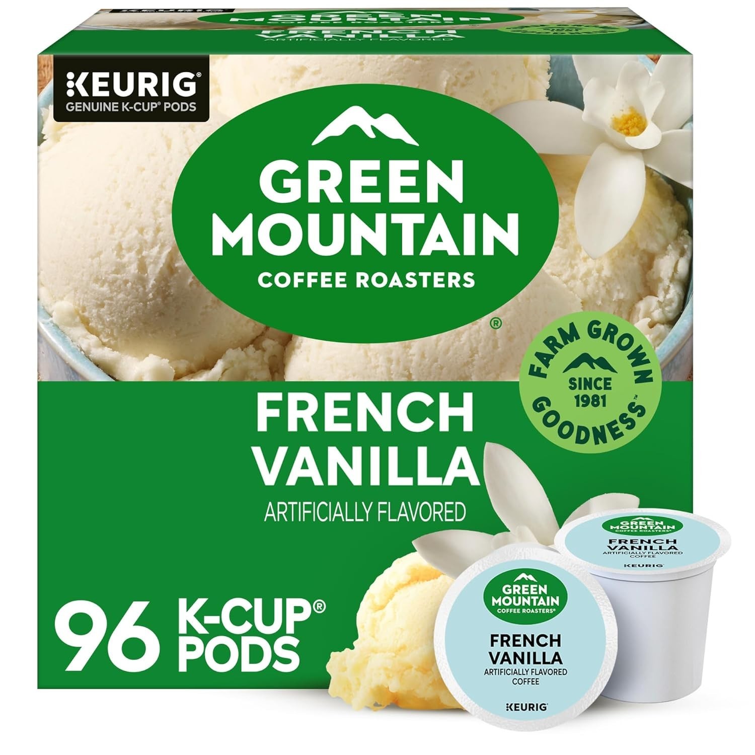 Green Mountain Coffee Roasters French Vanilla Coffee, 96 Count gallery