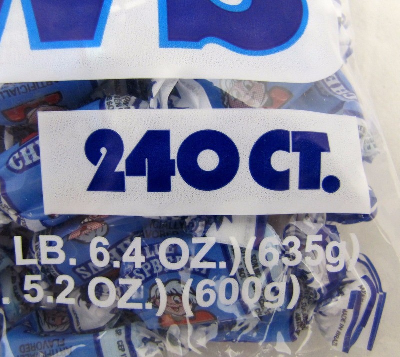 Albert's Blue Raspberry Chews 240 Count Classic Candy Bulk Candies Taffy Chewy gallery