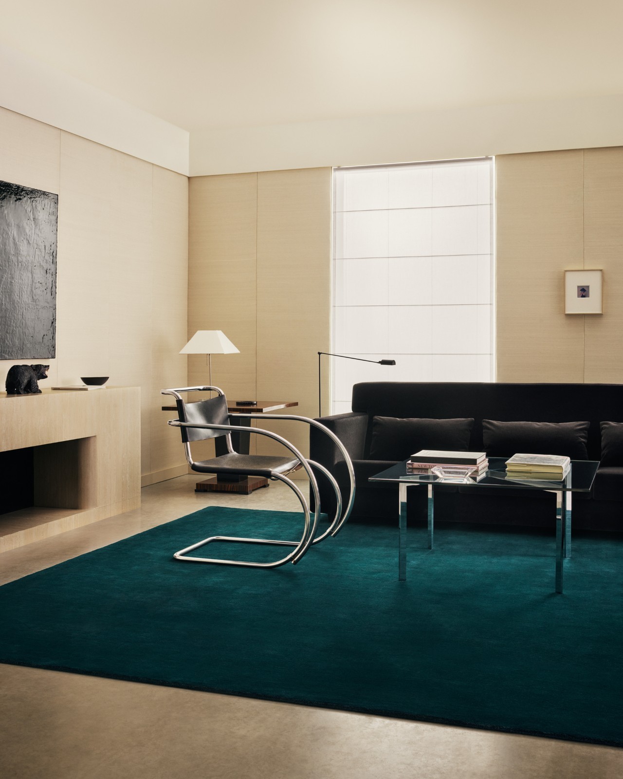 Nordic Knots Grand Rug – Emerald Green – 100% New Zealand Wool Hand-Tufted. gallery
