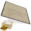 Alion Home 6'x3'4'' Garden Netting, 50% Sun Block, Beige gallery