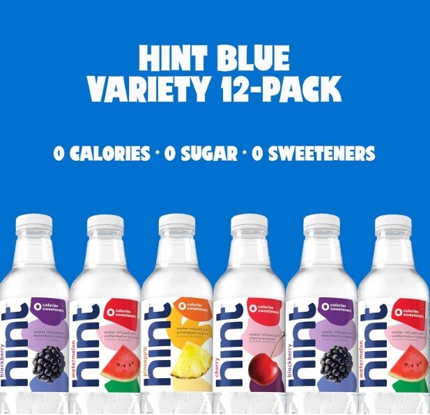 Hint Flavored Water with Zero Calories Variety Pack 16 fl. oz., 12 pk. gallery