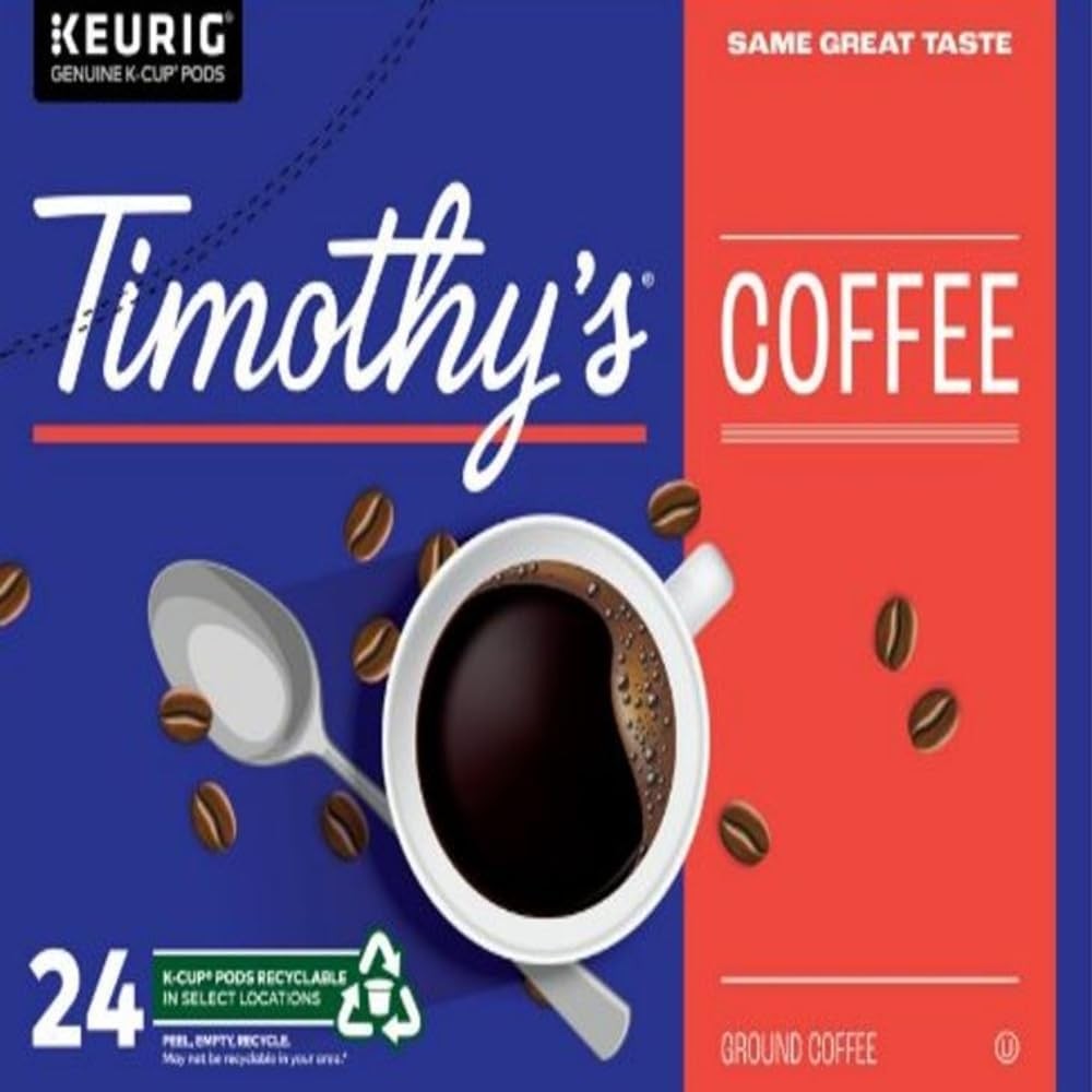 Timothy's World Coffee German Chocolate Cake K-cup for Keurig Brewers, 96 Count gallery