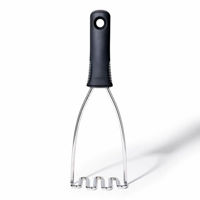 OXO Good Grips Potato Masher Stainless Steel Non-Slip Handle Black Silver gallery