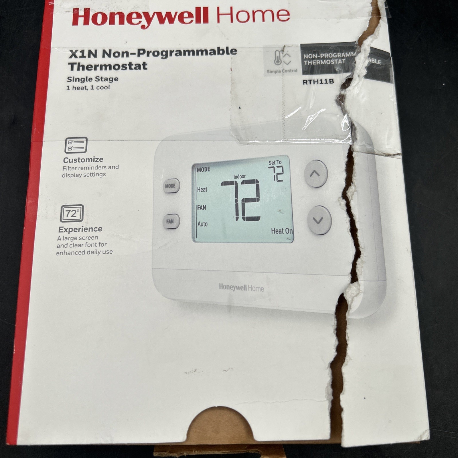 Honeywell Home RTH11B X1N Non-Programmable Thermostat 1H/1C NEW gallery