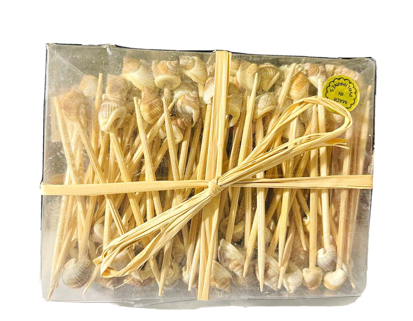 100 Seashell Decorative Toothpicks Hors D'oeuvres Beach Party White Or Brown gallery