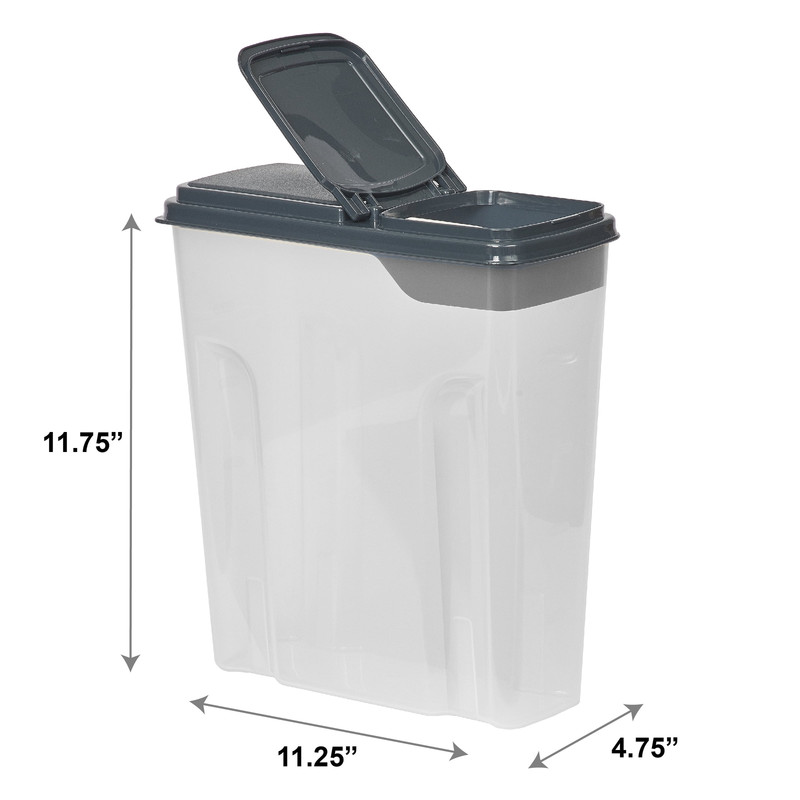 2-Pack Plastic Cereal Keeper Storage Containers, Kitchen Pantry Organizer Canist gallery