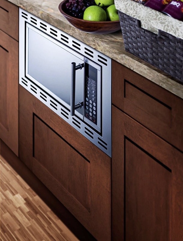Summit 24” Over The Range Built In Microwave, 0.9 cu.ft. Stainless Steel- OTR24 gallery