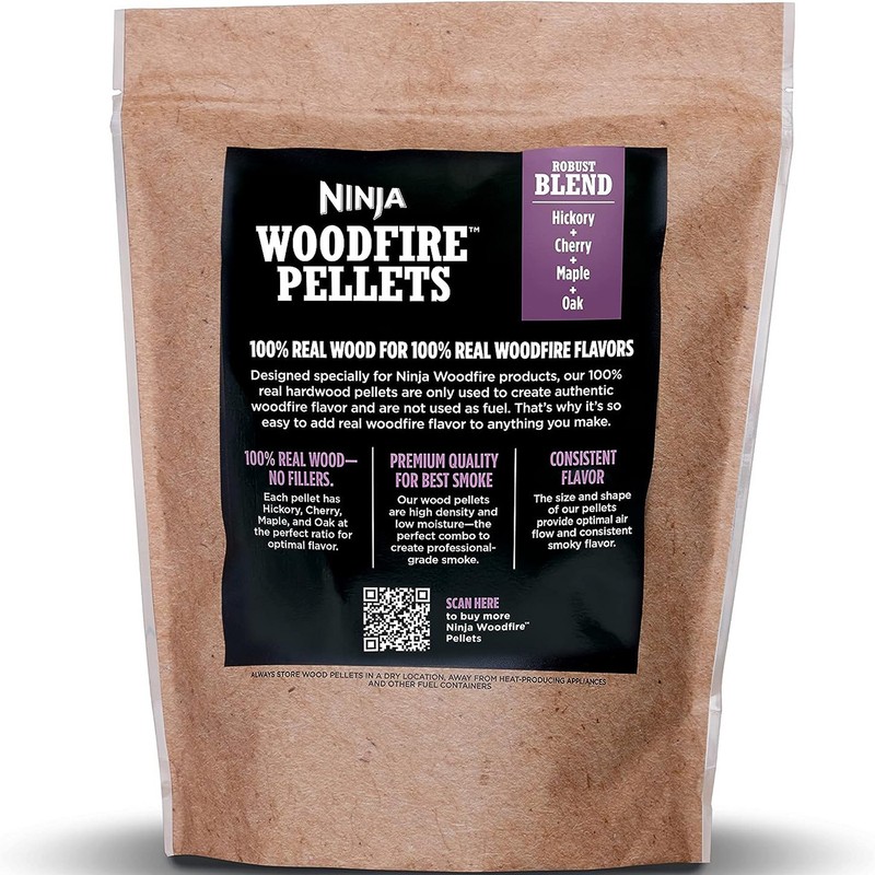 Ninja Woodfire Pellets, Robust Blend Starter Bag - Up To 3 Uses (XSKOP2R) gallery