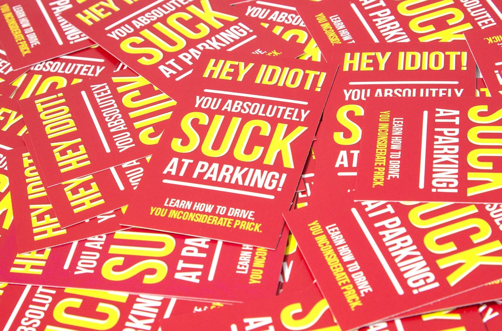 50 Colorful Prank Parking Cards - Funny Jokes for Hilarious Gags & Gifts gallery