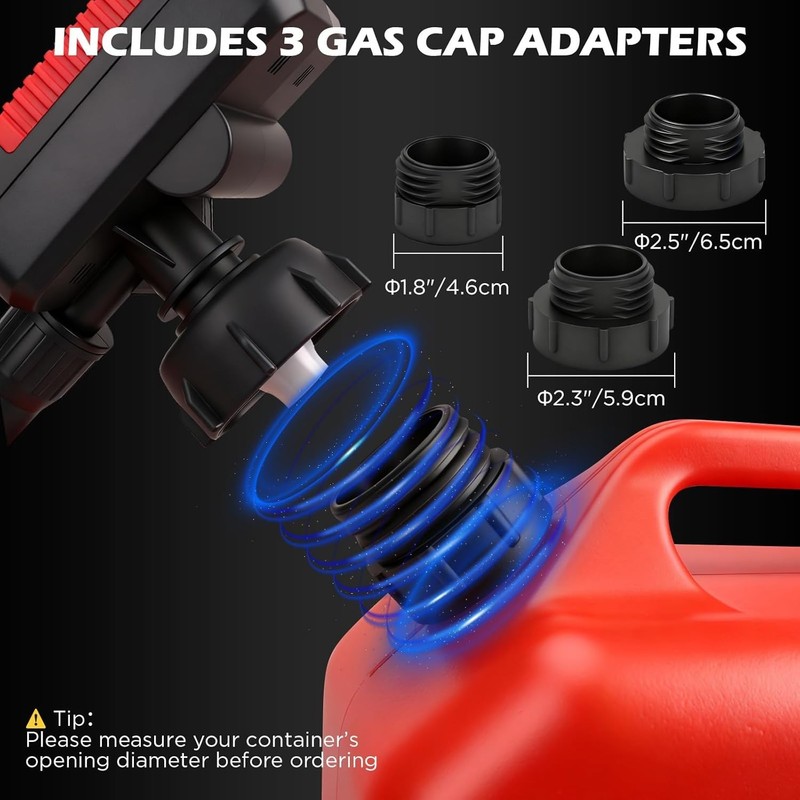 Automatic Fuel Transfer Pump with Auto-Stop Sensor3.2 GPM, Battery Operated G... gallery
